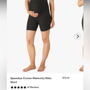 Beyond Yoga maternity bike shorts size M